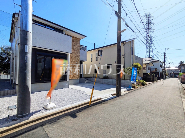 接道状況および現場風景　【三鷹市深大寺３丁目】