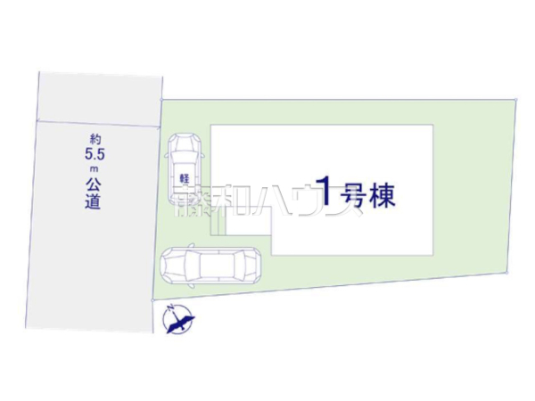 全体区画図　【福岡市南区屋形原３丁目】