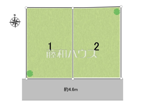 全体区画図　【福岡市東区八田３丁目】