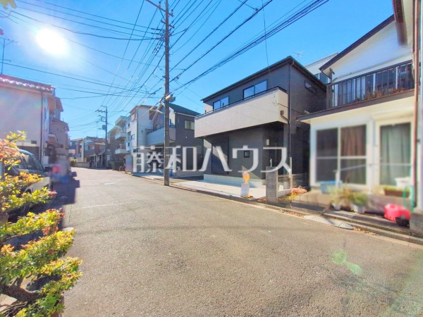 接道状況および現場風景　【新座市栗原１丁目】