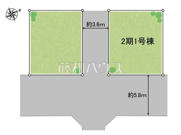 全体区画図　【新座市栗原１丁目】