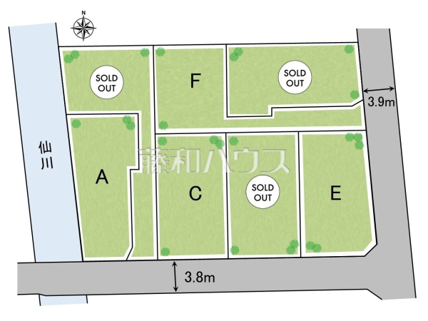 全体区画図　【武蔵野市境南町１丁目】