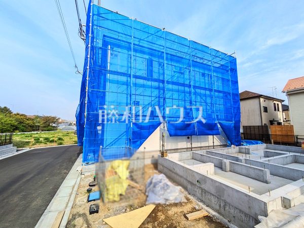 1号棟　外観　【昭島市中神町２丁目】
良い物件をゲットするためには早め早めのチェックをおすすめ致します。未完成の今のうちにぜひお問合せ下さいませ！　