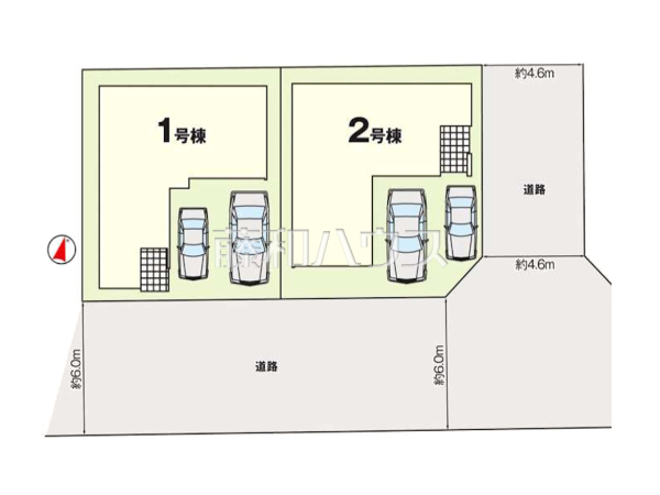 全体区画図　【福岡市東区雁の巣１丁目】