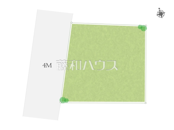 ≪全体区画図≫綺麗な整形地のため、思い描いているイメージをカタチにしやすい土地【稲城市矢野口】