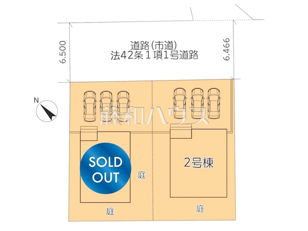 全体区画図　【福岡市東区三苫２丁目】
