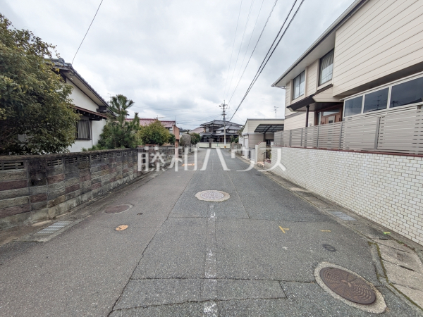 2号棟　接道状況および現場風景　【福岡市東区三苫２丁目】