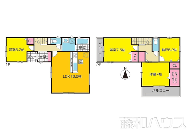 間取図　【岩倉市大地町小森】