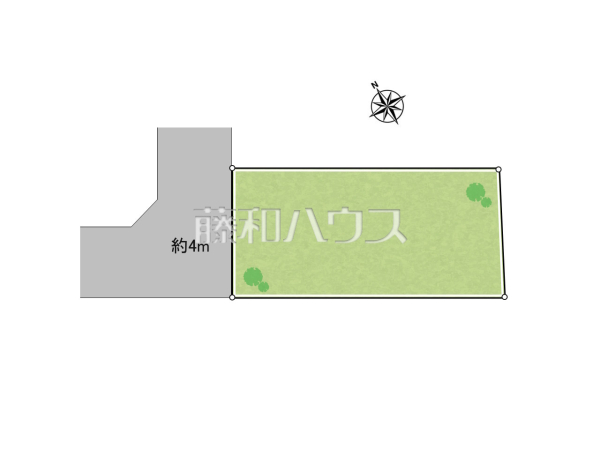 全体区画図　【新座市野火止６丁目】