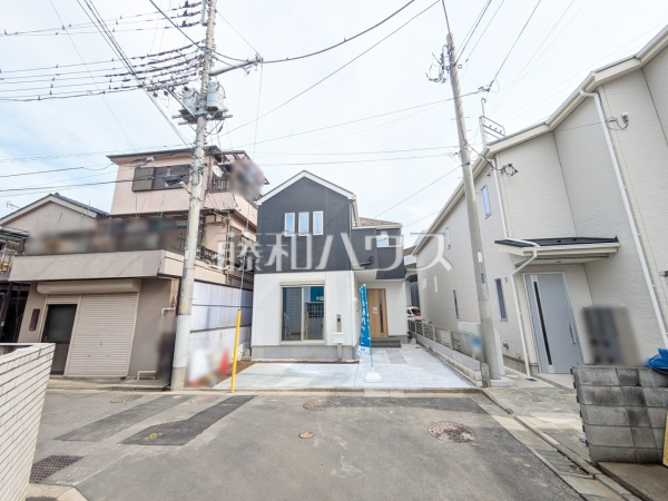 接道状況および現場風景　【新座市野火止６丁目】
