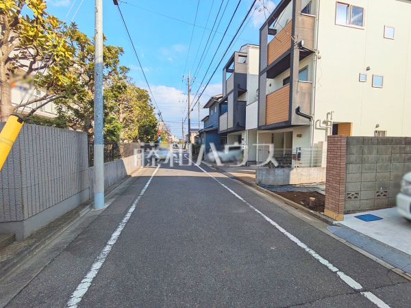 接道状況および現場風景　【杉並区下井草４丁目】