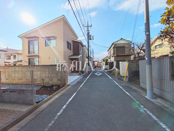接道状況および現場風景　【杉並区下井草４丁目】