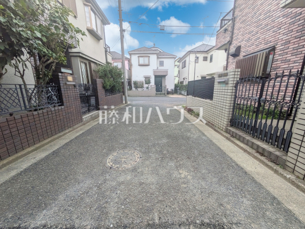 接道状況および現場風景　【練馬区大泉町１丁目】