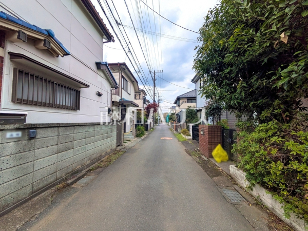 接道状況および現場風景　【立川市幸町６丁目】