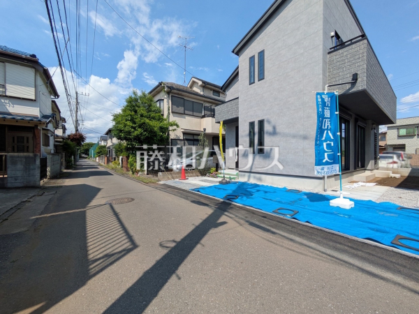 接道状況および現場風景　【立川市幸町６丁目】