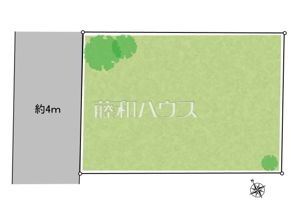 全体区画図　【立川市幸町６丁目】