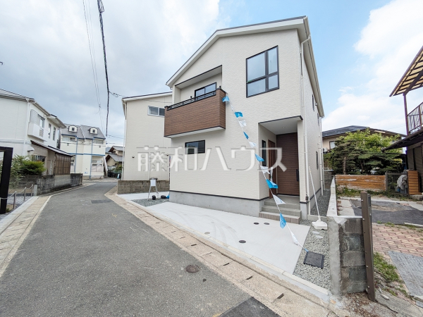 接道状況および現場風景　【福岡市西区福重５丁目】