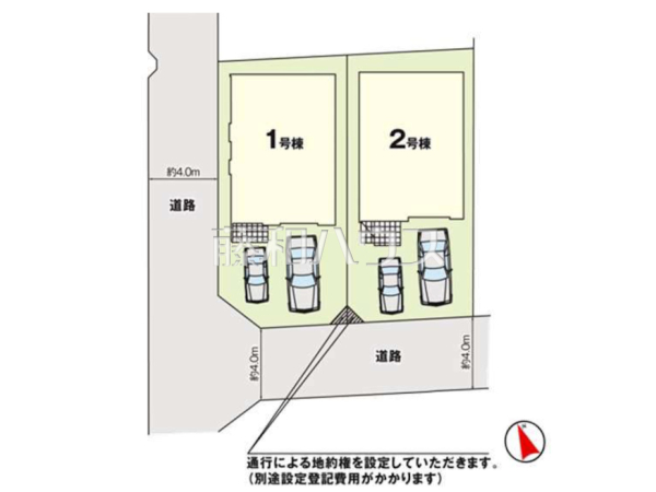 全体区画図　【福岡市東区名島５丁目】