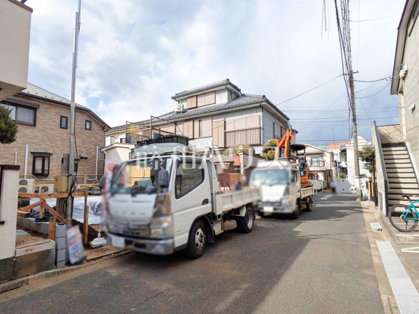 接道状況および現場風景　【練馬区向山３丁目】