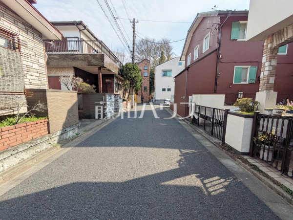 接道状況および現場風景　【練馬区向山３丁目】