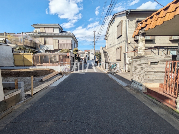 接道状況および現場風景　【練馬区向山３丁目】