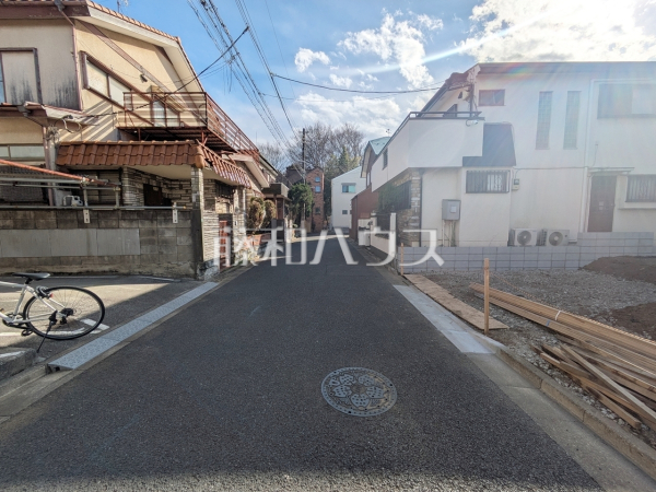 接道状況および現場風景　【練馬区向山３丁目】