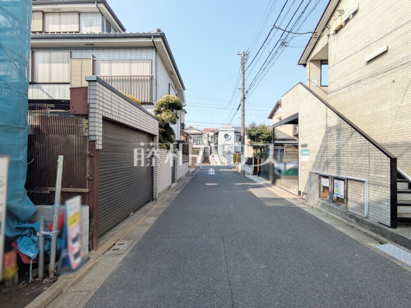 接道状況および現場風景　【練馬区向山３丁目】