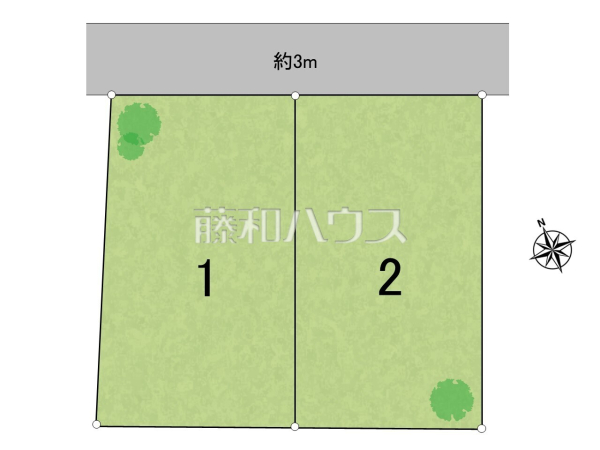 全体区画図　【福岡市東区名島４丁目】