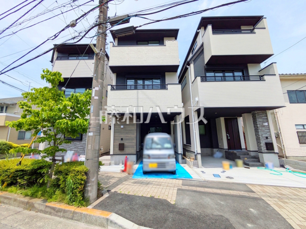 2号棟　外観(中央)　【稲城市東長沼】