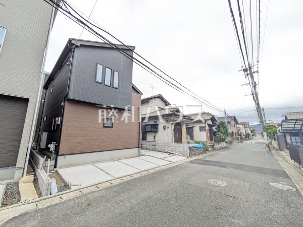 接道状況および現場風景　【福岡市南区長丘５丁目】