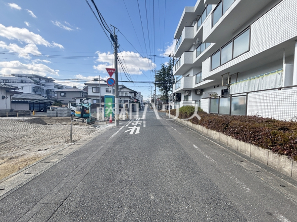 接道状況および現場風景　【福岡市南区長丘５丁目】
