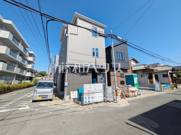 1号棟　接道状況および現場風景　【福岡市南区長丘５丁目】