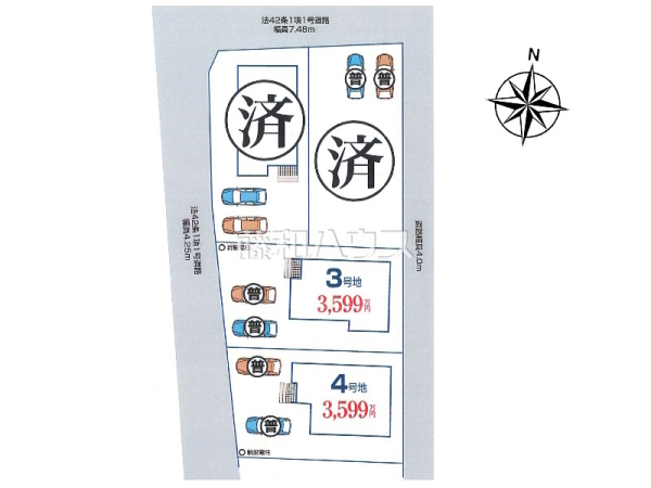 全体区画図　【福岡市南区柏原１丁目】