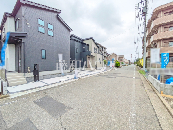接道状況および現場風景　【小平市栄町２丁目】
