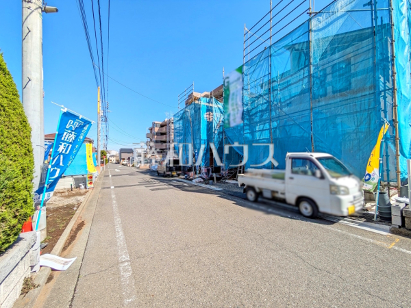 接道状況および現場風景　【小平市栄町２丁目】