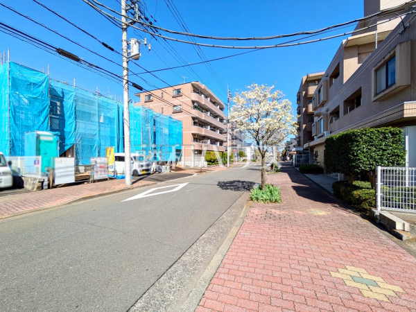 接道状況および現場風景　【小平市栄町２丁目】