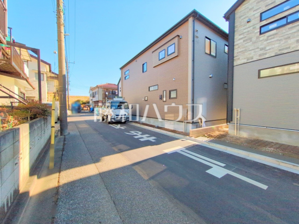 接道状況および現場風景　【志木市中宗岡２丁目】