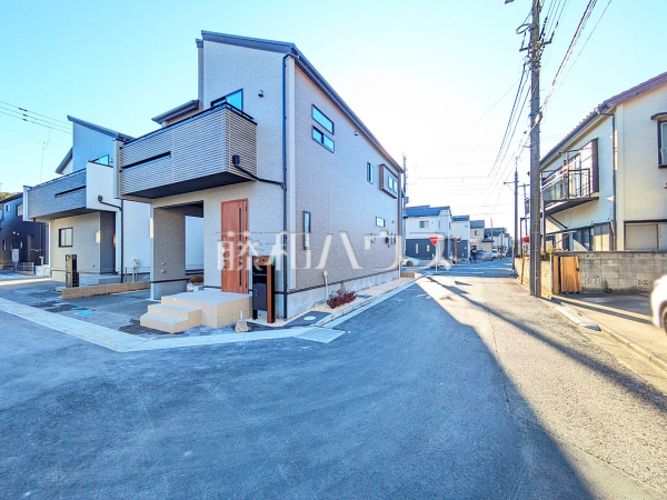接道状況および現場風景　【志木市中宗岡２丁目】