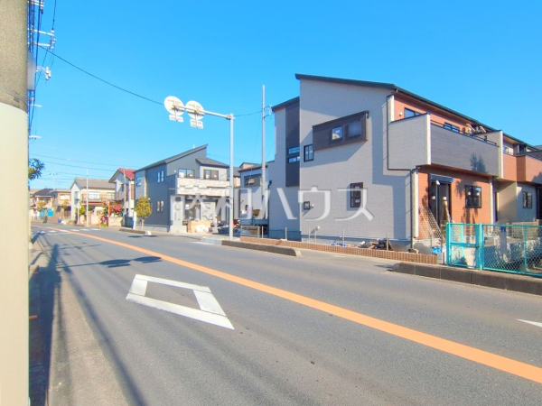 接道状況および現場風景　【志木市中宗岡２丁目】