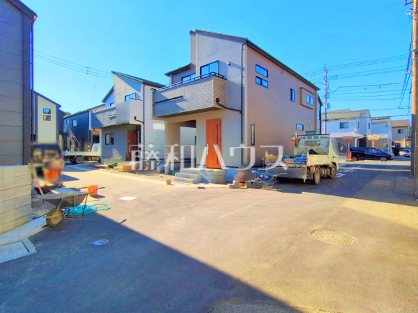 接道状況および現場風景　【志木市中宗岡２丁目】