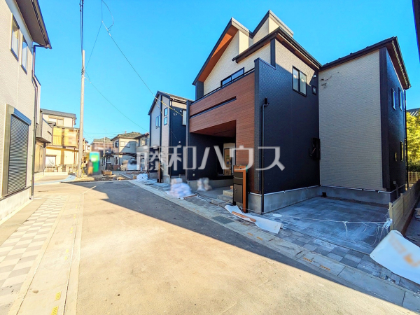7号棟　接道状況および現場風景　【志木市中宗岡２丁目】