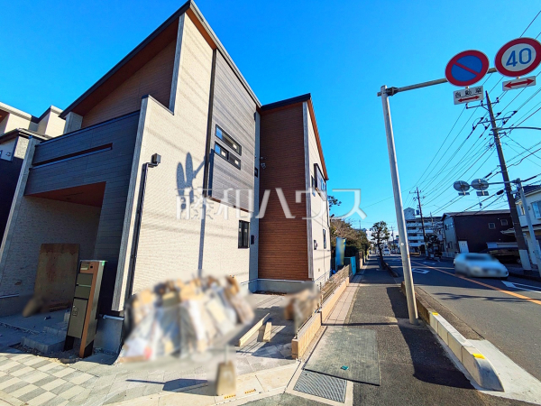 8号棟　接道状況および現場風景　【志木市中宗岡２丁目】