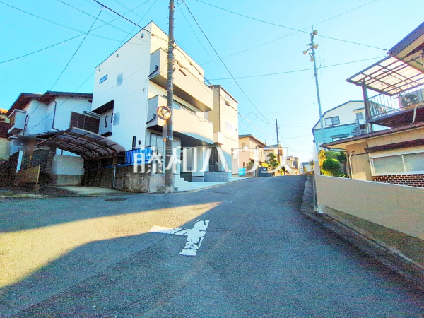 接道状況および現場風景　【富士見市東みずほ台４丁目】
