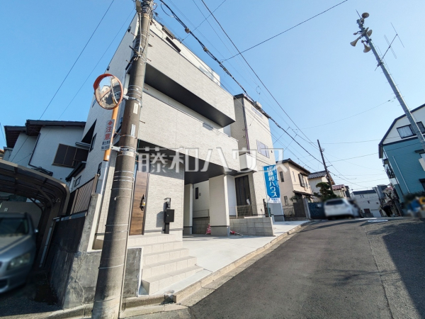 接道状況および現場風景　【富士見市東みずほ台４丁目】