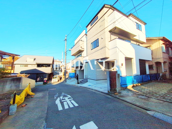 接道状況および現場風景　【富士見市東みずほ台４丁目】