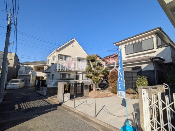 接道状況および現場風景　【三鷹市牟礼５丁目】