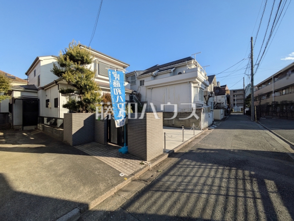 接道状況および現場風景　【三鷹市牟礼５丁目】