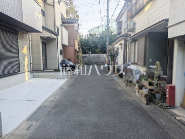 接道状況および現場風景　【富士見市水谷東３丁目】