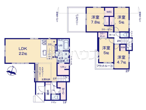 間取図　【福岡市南区柏原１丁目】