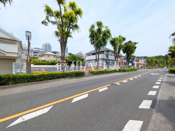 接道状況および現場風景　【稲城市向陽台５丁目】